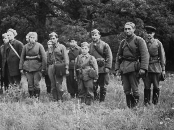 «Соколы» на принятии присяги. Фото из Госархива Республики Крым. «Соколы» на принятии присяги. Фото из Госархива Республики Крым.