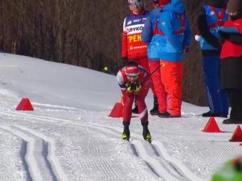 Стоп-кадр из трансляции «Матч ТВ». Стоп-кадр из трансляции «Матч ТВ».