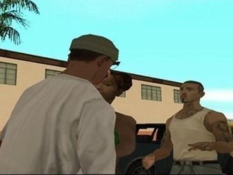 Стоп-кадр из игры «GTA: San Andreas». Стоп-кадр из игры «GTA: San Andreas».