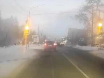 Фото: кадр из видео ГАИ Архангельской области. Фото: кадр из видео ГАИ Архангельской области.