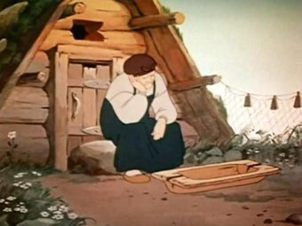 Стоп-кадр из м/ф «Золотая рыбка».
