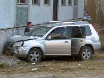 Расстрелянная машина Вострых.