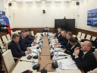 Стоп-кадр видео совещания Совфеда