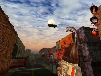 Скриншот из компьютерной игры «Postal 2».