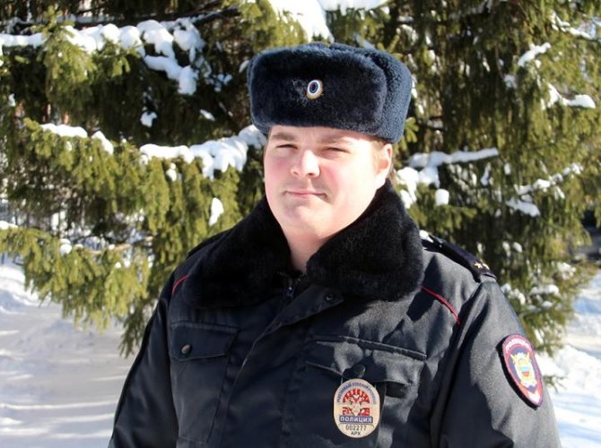 Лейтенант полиции Лев Леонтьев. Фото УМВД.