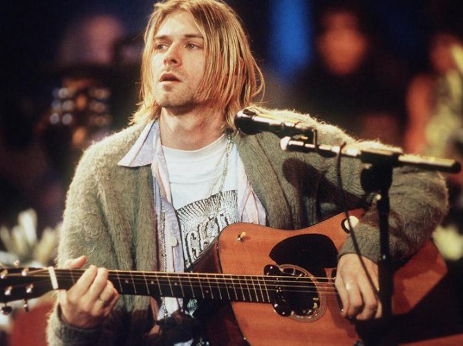Курт Кобейн на концерте MTV Unplugged. Фото: Frank Micelotta/Getty Images