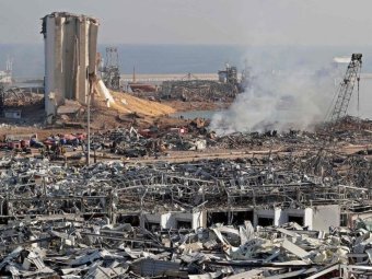 Последствия взрыва аммиачной селитры в порту Бейрута. Фото с сайта gl-logistik.ru
