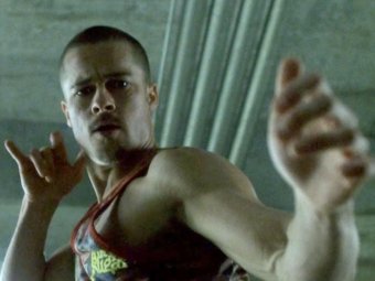 Стоп-кадр из фильма «Бойцовский клуб».