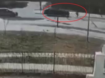 Стоп-кадр из видео Госавтоинспекции Архангельской области.  