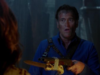 Кадр из сериала «Эш против зловещих мертвецов».