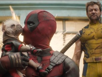 Стоп-кадр из фильма «Дэдпул и Росомаха».
