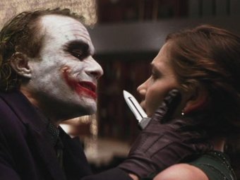 Стоп-кадр из фильма «Темный рыцарь ».