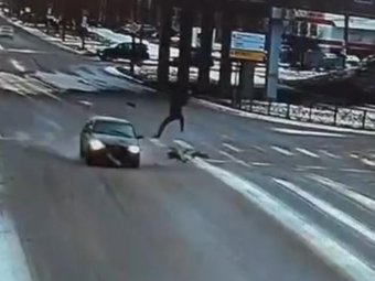 Стоп-кадр из видео Госавтоинспекции Архангельской области. 