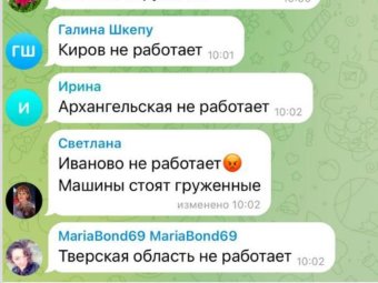 Скриншот из чата «Лесная Россия».