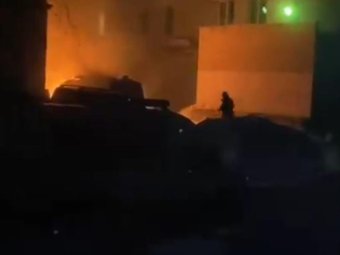 На фото: стоп-кадр видео из группы «ВК» «Жесть Архангельск».