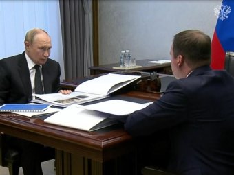 На фото: стоп-кадр с видео Кремлин.ру.
