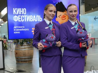 «Smartavia предлагает «тревожным» пассажирам антистресс-подушку «Обнимусь». (Фото: пресс-служба авиакомпании Smartavia).