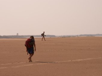 Река Северная Двина в районе Верхней Тоймы. Примерно середина реки