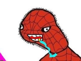 На стоп-кадре изображён Спуди — герой мемов про супергероев из России.