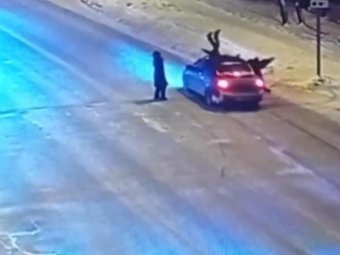 Фото: кадр из видео Госавтоинспекции Архангельской области.