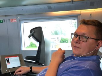 Полугрудов. На чиле. Фото со страницы Полугрудовой в ВК