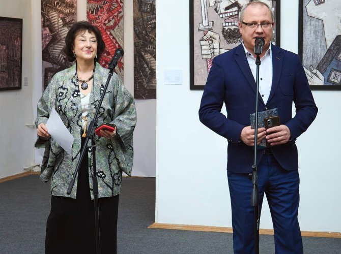 Палеева Татьяна и Игорь  Думенко — директор музея Николая Островского.