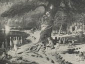 На фото картина художника Крамского «У лукоморья дуб зелёный…»
